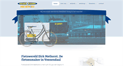 Desktop Screenshot of fietswerelddirkmethorst.nl